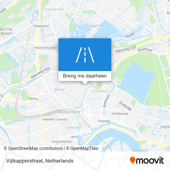 Vijlkapperstraat kaart