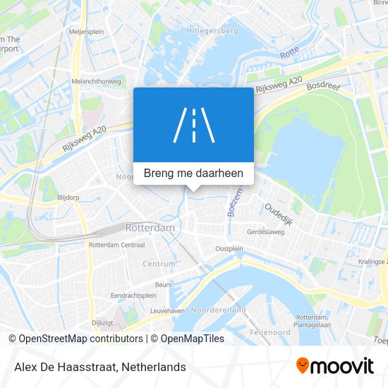 Alex De Haasstraat kaart