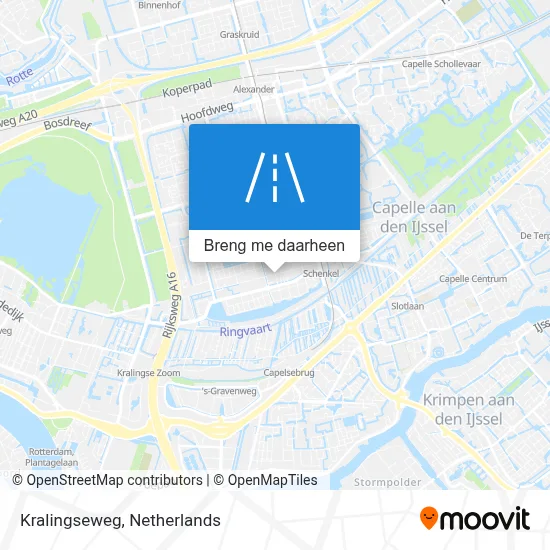 Kralingseweg kaart