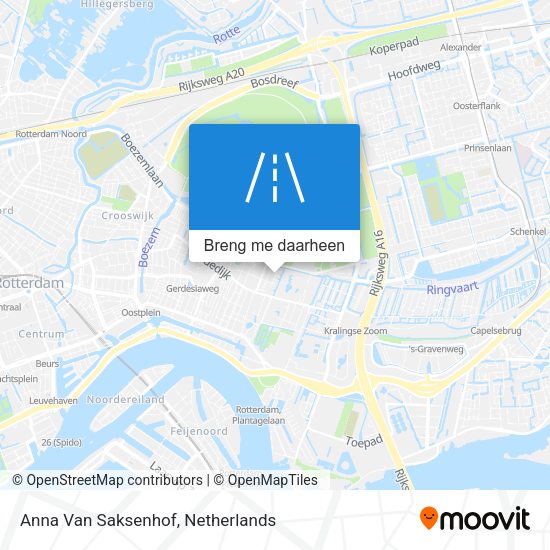 Anna Van Saksenhof kaart
