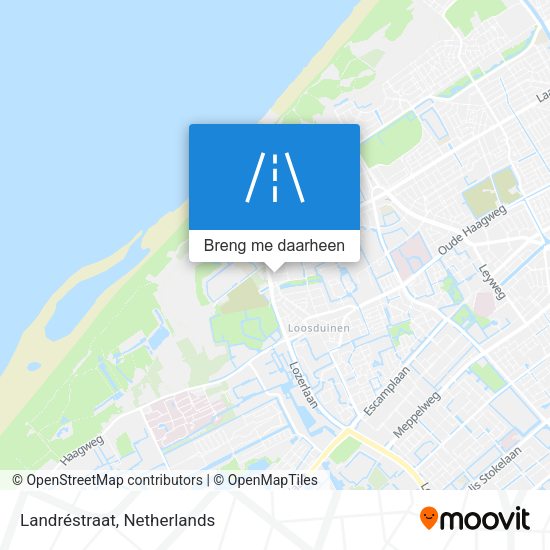 Landréstraat kaart