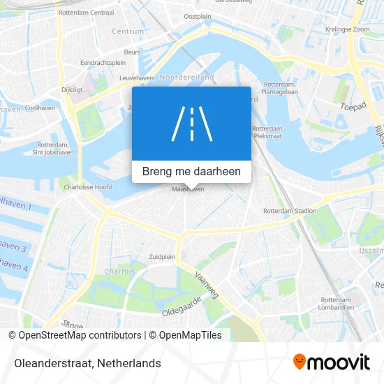 Oleanderstraat kaart