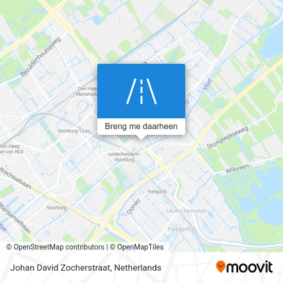 Johan David Zocherstraat kaart
