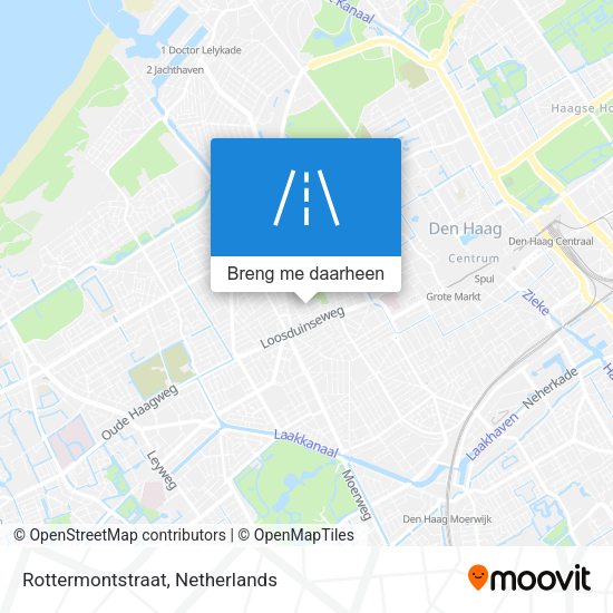 Rottermontstraat kaart