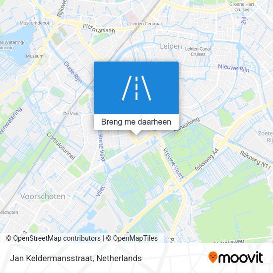 Jan Keldermansstraat kaart
