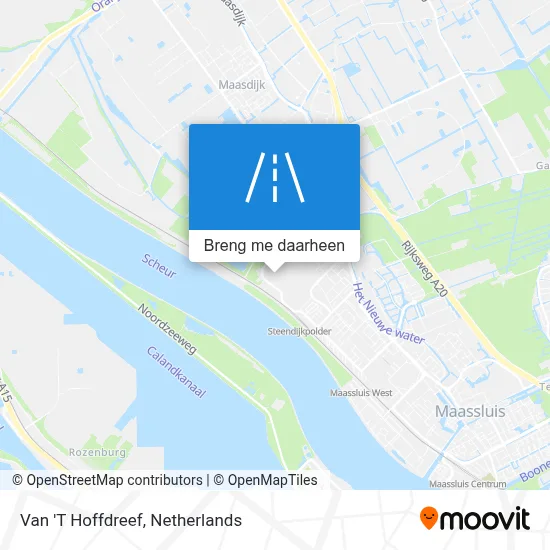 Van 'T Hoffdreef kaart