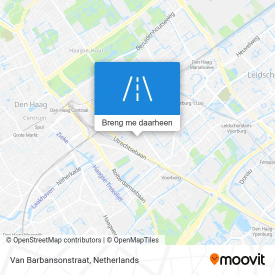 Van Barbansonstraat kaart