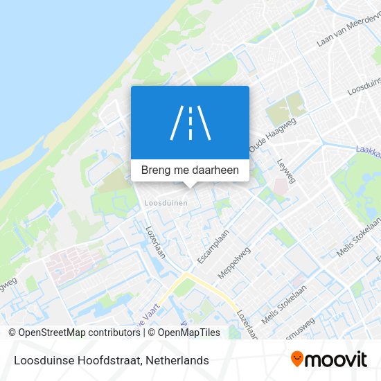 Loosduinse Hoofdstraat kaart