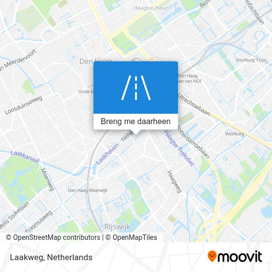 Laakweg kaart