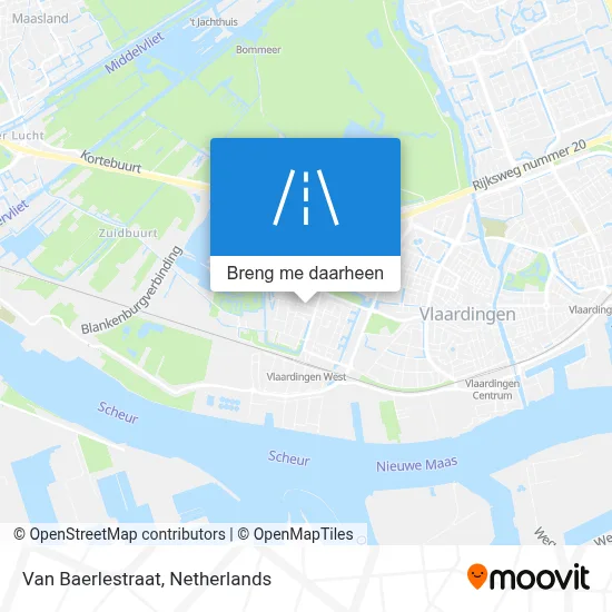 Van Baerlestraat kaart