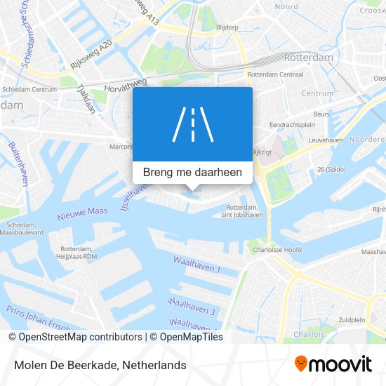 Molen De Beerkade kaart