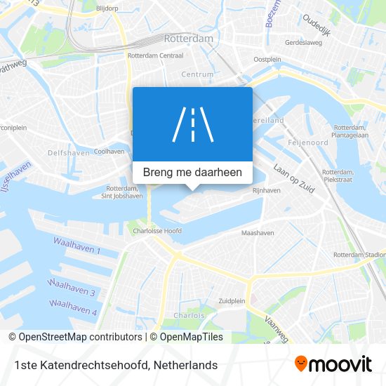 1ste Katendrechtsehoofd kaart