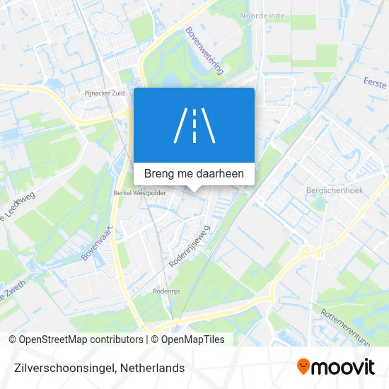 Zilverschoonsingel kaart