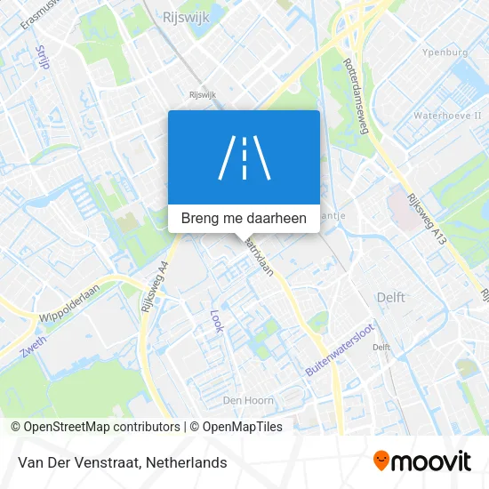 Van Der Venstraat kaart
