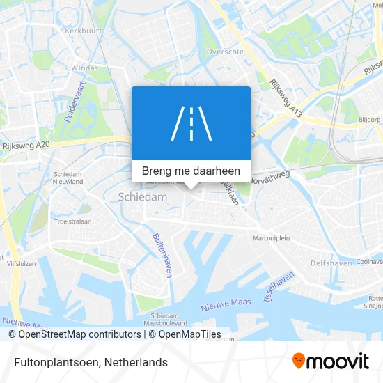 Fultonplantsoen kaart