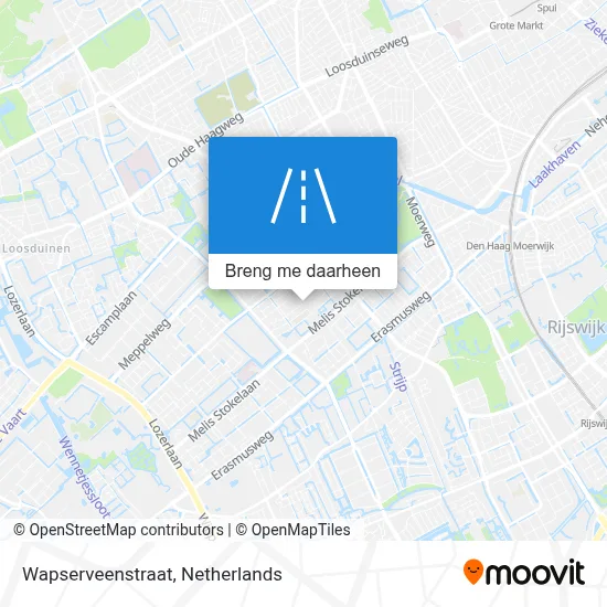 Wapserveenstraat kaart