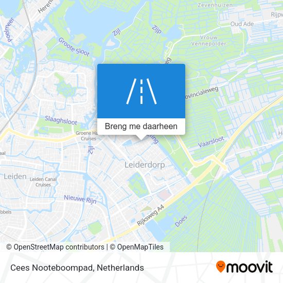 Cees Nooteboompad kaart