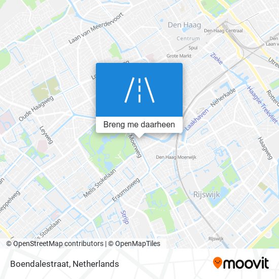 Boendalestraat kaart