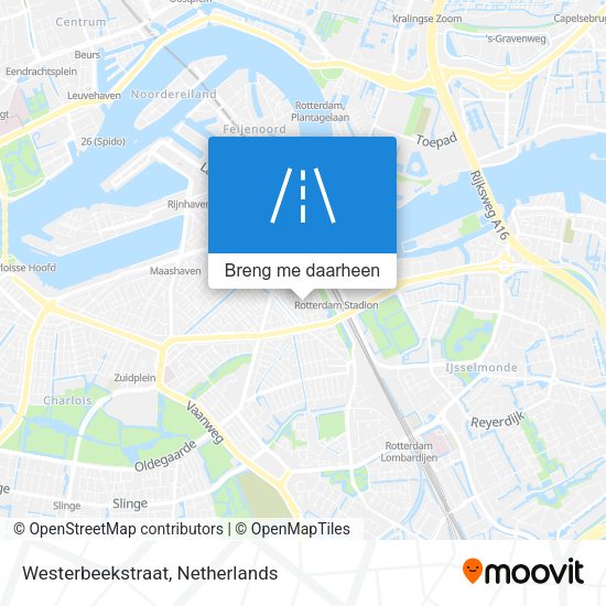 Westerbeekstraat kaart