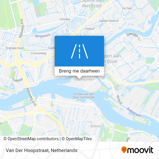 Van Der Hoopstraat kaart