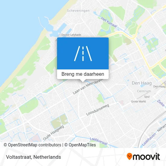 Voltastraat kaart