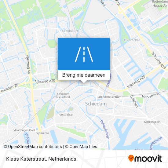 Klaas Katerstraat kaart