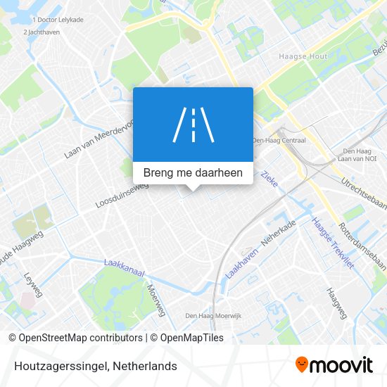 Houtzagerssingel kaart