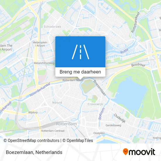 Boezemlaan kaart