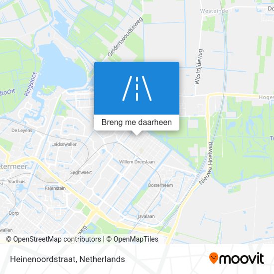 Heinenoordstraat kaart