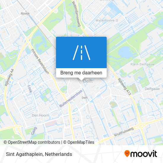Sint Agathaplein kaart