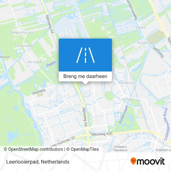 Leerlooierpad kaart