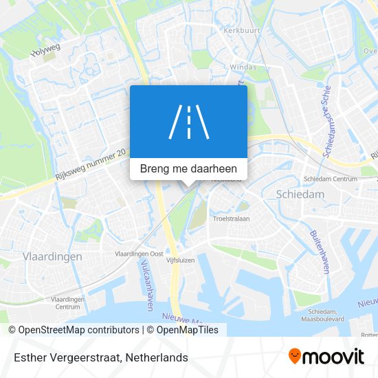 Esther Vergeerstraat kaart