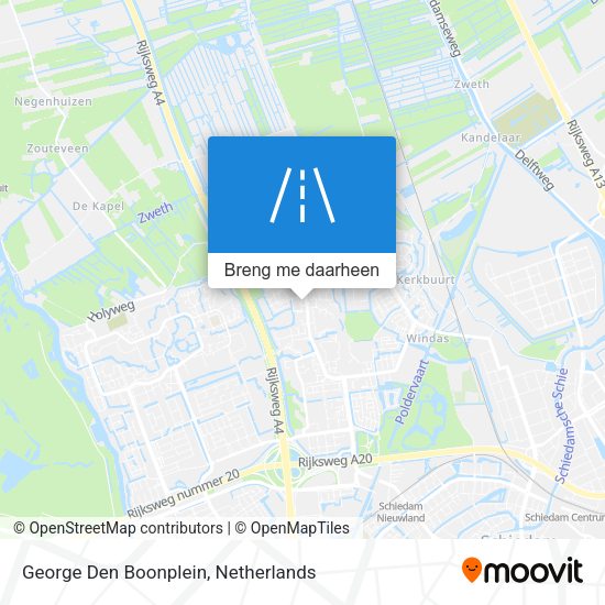 George Den Boonplein kaart