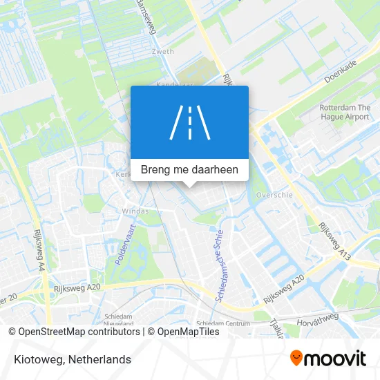 Kiotoweg kaart