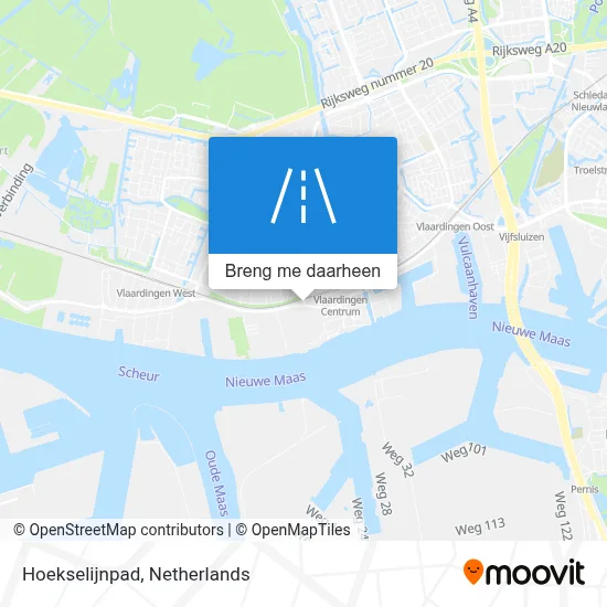 Hoekselijnpad kaart