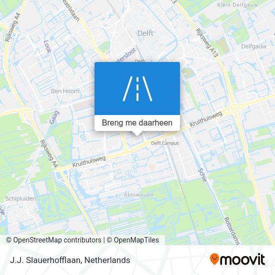J.J. Slauerhofflaan kaart