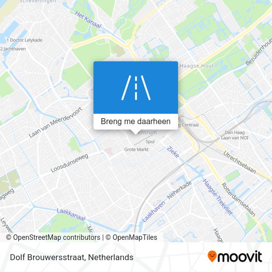 Dolf Brouwersstraat kaart