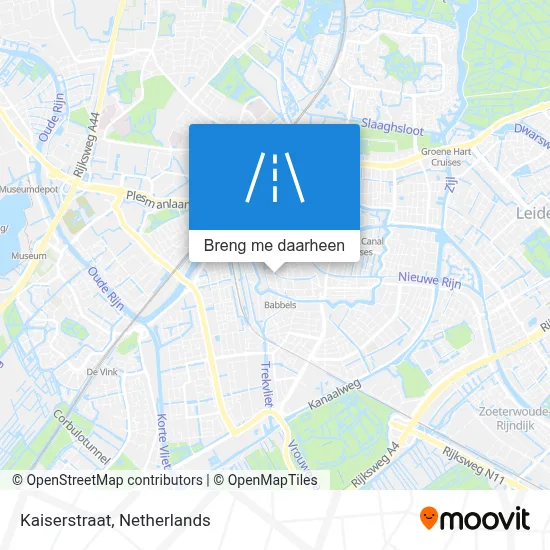Kaiserstraat kaart