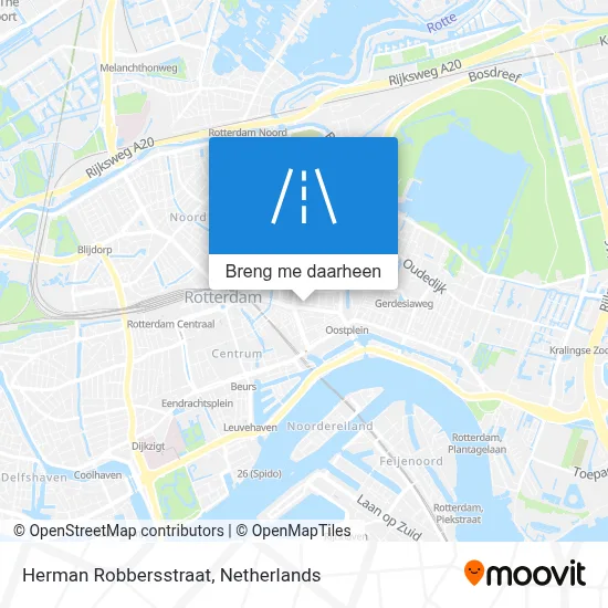 Herman Robbersstraat kaart