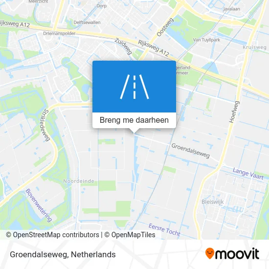 Groendalseweg kaart
