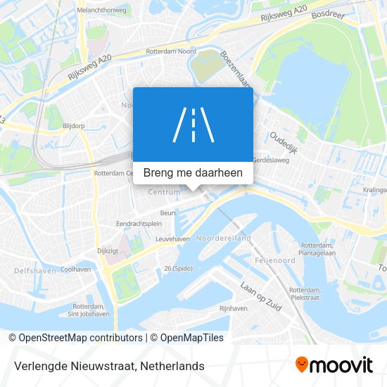 Verlengde Nieuwstraat kaart