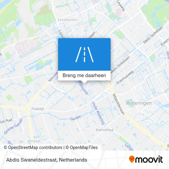 Abdis Swaneldestraat kaart