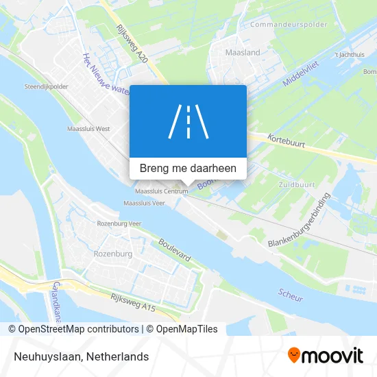 Neuhuyslaan kaart