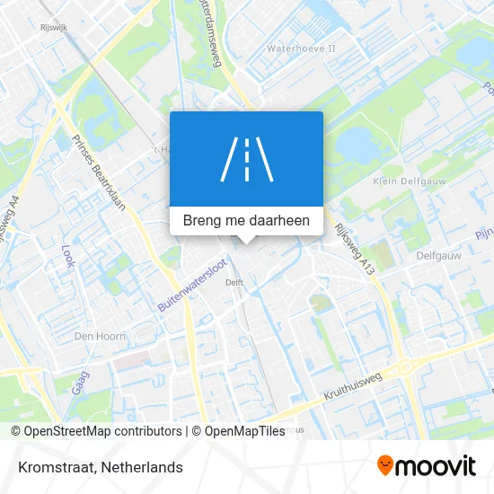 Kromstraat kaart