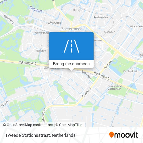 Tweede Stationsstraat kaart