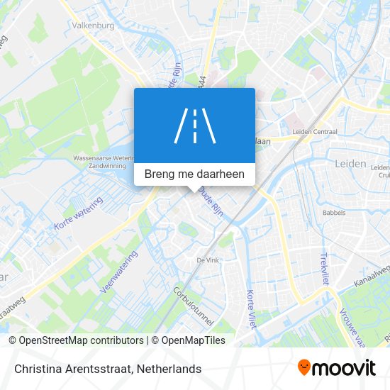 Christina Arentsstraat kaart
