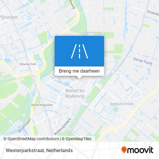 Westerparkstraat kaart