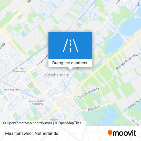 Maartensweer kaart