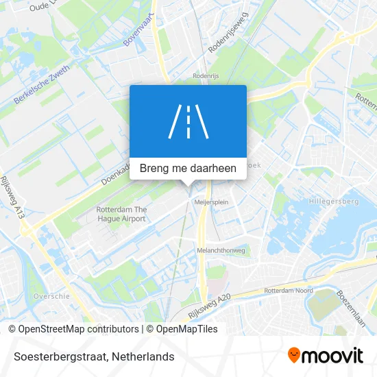 Soesterbergstraat kaart