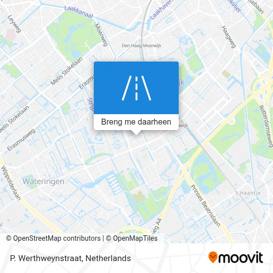 P. Werthweynstraat kaart